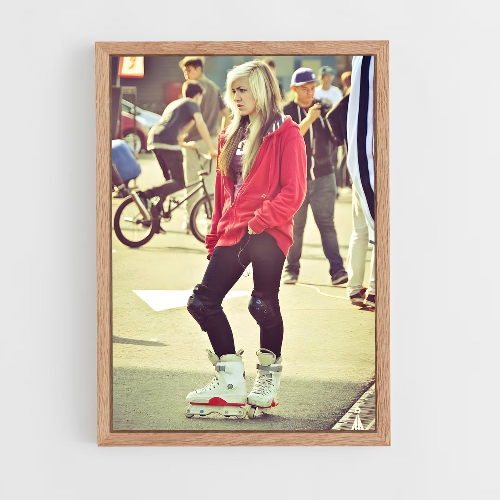 Poster Skate et Attitude – affiche Rollerblade (vue 4)